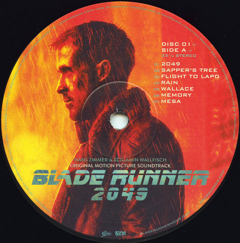 Hans Zimmer - Runner 2049 Soundtrack (2xLP Vinyl) Records
